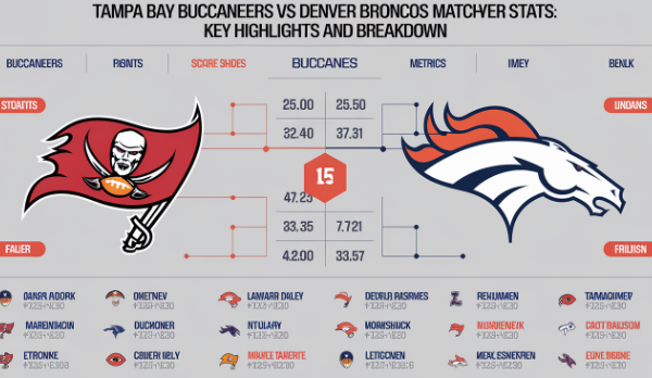 tampa bay buccaneers vs denver broncos match player stats​