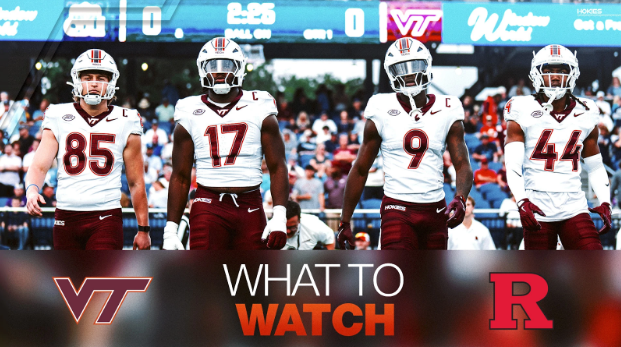 rutgers football vs virginia tech hokies football match player stats​